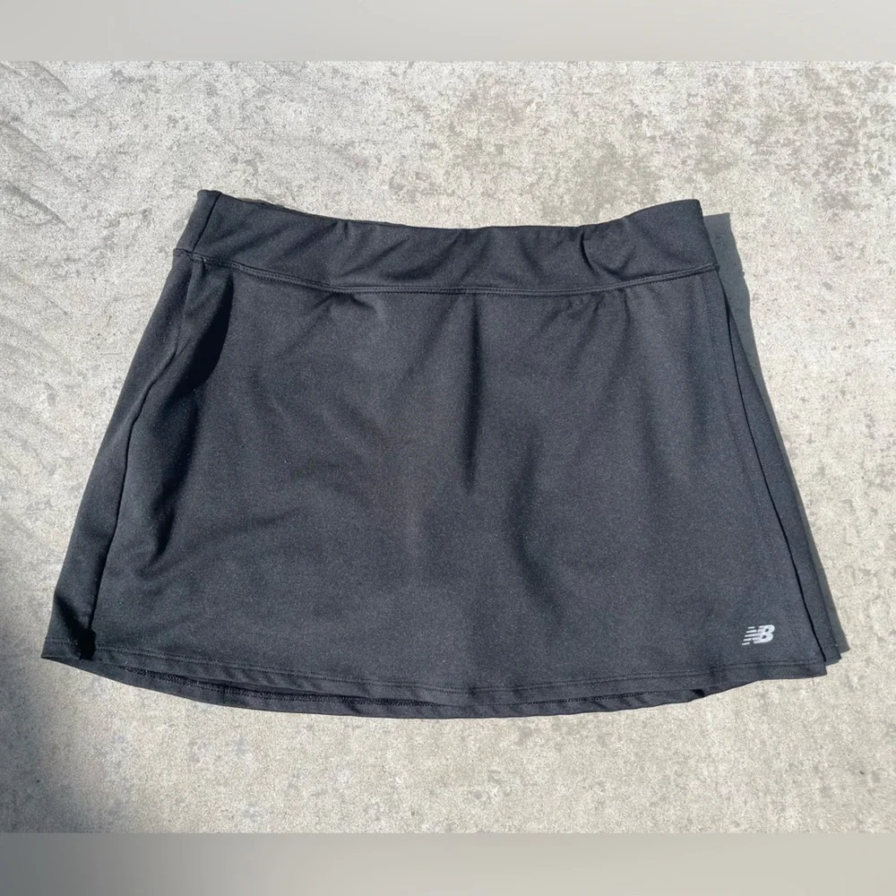 New Balance Black Tennis Skirt, Size Medium